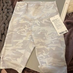 Lululemon Camou Biker Shorts